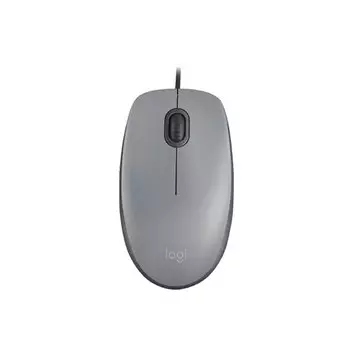 Проводная мышь Logitech M111, серый