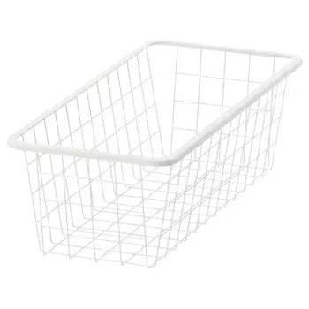 Проволочная корзина, белая, 25x51x15 см, JONAXEL IKEA