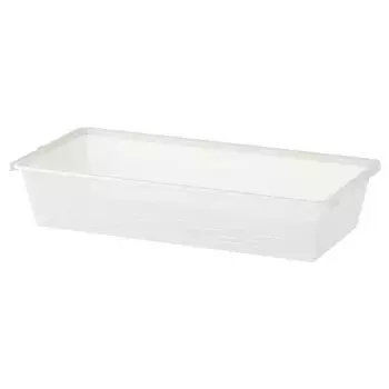 Проволочная корзина, белая, 80x40x15 см, BOAXEL IKEA