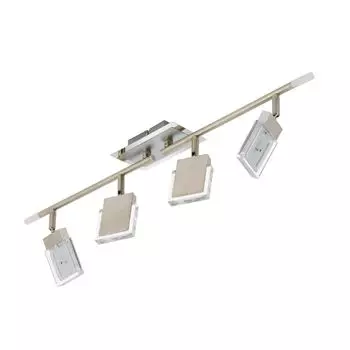 Прожектор Briloner Alfa Compact LED точечный потолочный светильник матовый никель, белый