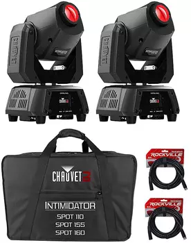 Прожектор Chauvet (2) Intimidator Spot 160+CHS-1XX+Cables