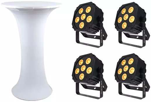 Прожектор Chauvet (4) Ezlink Par Q6 BT+Decor Cocktail Table