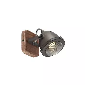 Прожектор Lindby 'Farovi' черный из дерева