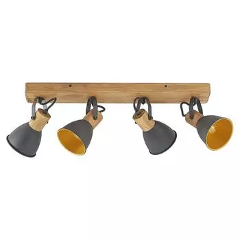 Прожектор Lindby 'Merela' черного цвета из дерева