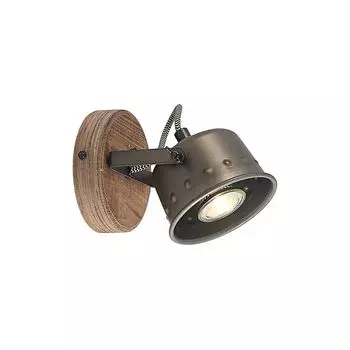 Прожектор Lindby 'Rubinjo' черного цвета из металла