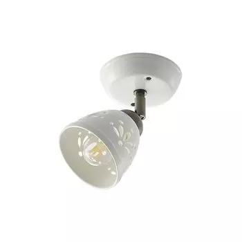Прожектор Lindby 'Sanrike' белого цвета из керамики