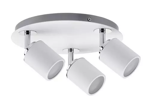 Прожектор Paulmann с трубкой, 3 лампы, белый хром GU10 66719