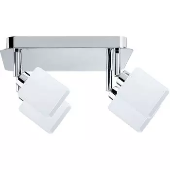 Прожекторы Paulmann Quad Rondell 4x9W GZ10 Хром/Белый 230В Металл/Стекло3564