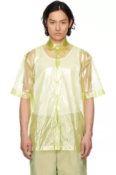 Прозрачная блузка Dries Van Noten, цвет lime