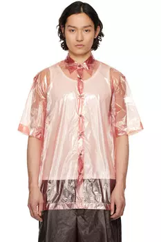 Прозрачная блузка Dries Van Noten, цвет peach