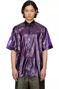 Прозрачная блузка Dries Van Noten, фиолетовый