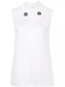 Прозрачная блузка Jil Sander, белый