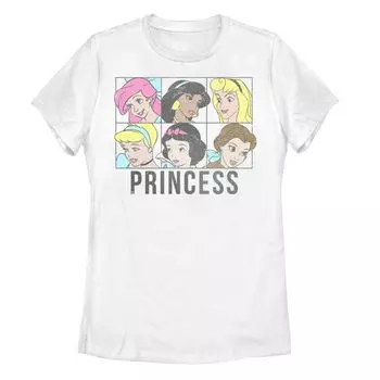 Прозрачная футболка с портретами Disney's Princess Group Shot для юниоров в упаковке Licensed Character