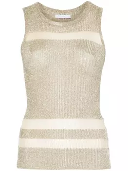 Прозрачная майка Patrizia Pepe, золотой