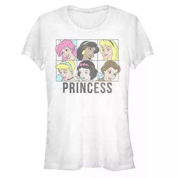 Прозрачная приталенная футболка Disney's Juniors Disney Princess в штучной упаковке с портретами Licensed Character