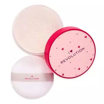 Прозрачная рассыпчатая пудра Radiance, 12 г Makeup Revolution, I Heart Revolution Heartbreakers