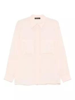 Прозрачная рубашка Manuel Ritz, розовый