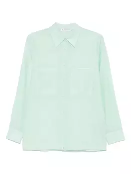 Прозрачная рубашка Manuel Ritz, зеленый