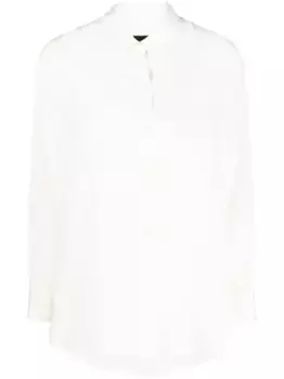 Прозрачная рубашка с длинными рукавами Nili Lotan, нейтральный