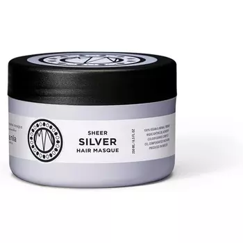 Прозрачная серебряная маска для волос 250мл, Maria Nila