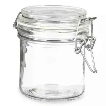 Прозрачная стеклянная банка герметичная (250 мл) Vivalto