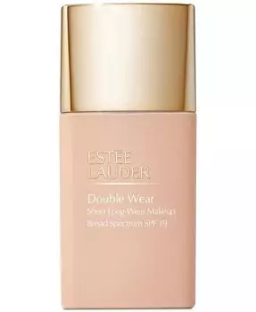 Прозрачная стойкая тональная основа Double Wear SPF19, 1 унция Este Lauder, цвет 1C1 Cool Bone - Light with cool, rosy-peach undertones