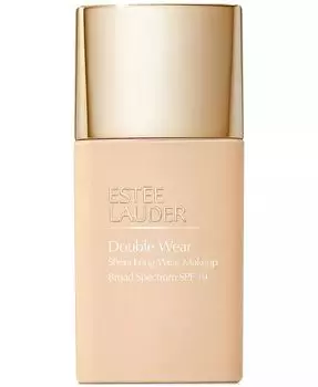 Прозрачная стойкая тональная основа Double Wear SPF19, 1 унция Este Lauder, цвет 1W1 Bone - Light with warm undertones