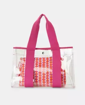 Прозрачная сумка nfasis, красный