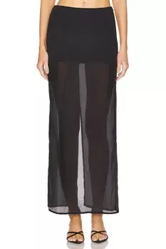 Прозрачная юбка chloe Sndys, черный