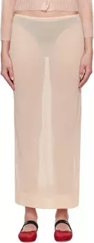 Прозрачная юбка-колонна миди Simone Rocha