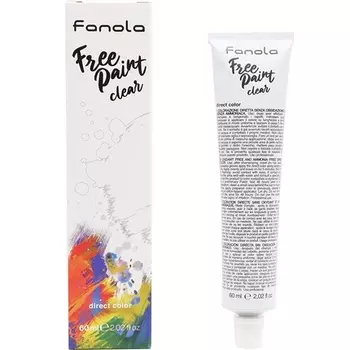 Прозрачная веганская краска для волос Free Paint, 100 мл, Fanola