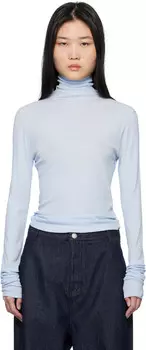 Прозрачная водолазка LE17SEPTEMBRE, синий