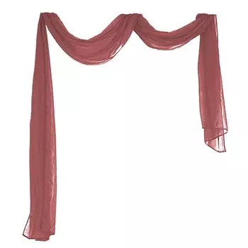 Прозрачная занавеска, легкая, устойчивая к разрыву, дышащая, невыцветающая, моющаяся, в европейском стиле, романтическая оконная портьера для девочек, фиолетовый Stuttg, красный