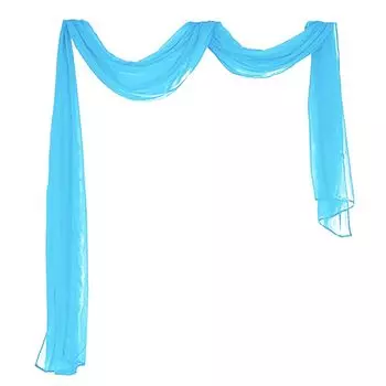 Прозрачная занавеска, легкая, устойчивая к разрыву, дышащая, неувядаемая, моющаяся, в европейском стиле, романтическая оконная драпировка для девочек, темно-синяя Stuttg, темно-синий