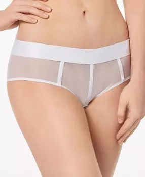Прозрачное хипстерское нижнее белье с сетчатыми вставками DK4942 DKNY, белый