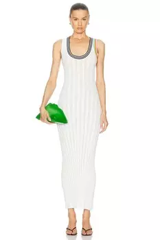 Прозрачное платье-майка Christopher John Rogers, цвет Marshmallow