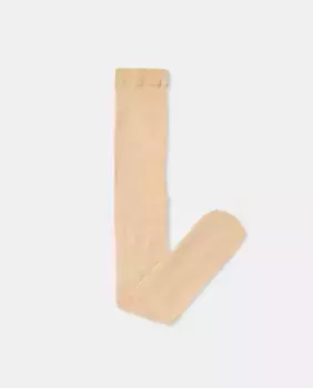 Прозрачные колготки для девочек Cotton Juice, бежевый