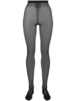 Прозрачные колготки Falke, черный