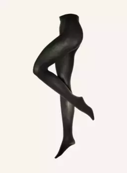Прозрачные колготки pure matt Falke, черный