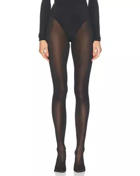 Прозрачные колготки WARDROBE.NYC, черный