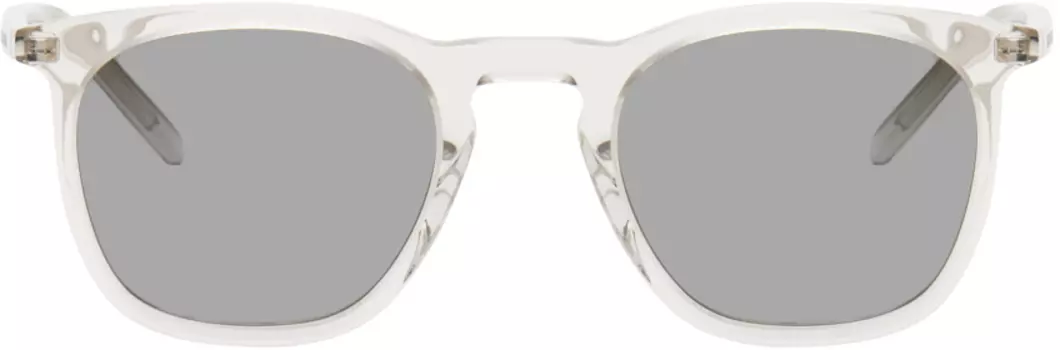 Прозрачные круглые солнцезащитные очки Saint Laurent