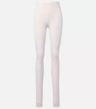 Прозрачные леггинсы Wardrobe.NYC, Blush