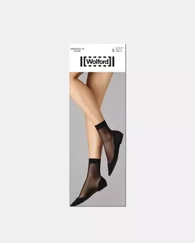 Прозрачные мини-чулки Wolford плотностью 10 ден Wolford, черный