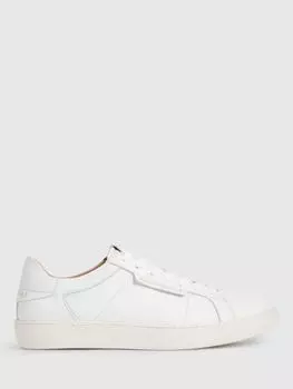 Прозрачные низкие кожаные кроссовки AllSaints
