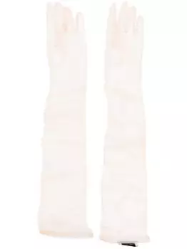 Прозрачные перчатки Ioana Ciolacu, нейтральный