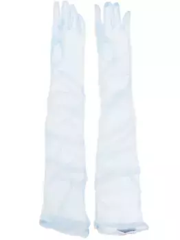 Прозрачные перчатки Ioana Ciolacu, синий