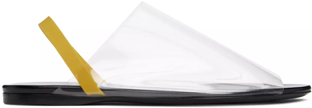 Прозрачные прозрачные сандалии The Row