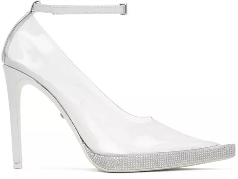 Прозрачные прозрачные туфли на каблуке GCDS Transpallic Riders