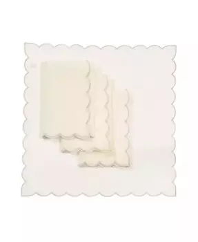 Прозрачные салфетки Sleek Chic — набор из 4 шт Manor Luxe, коричневый