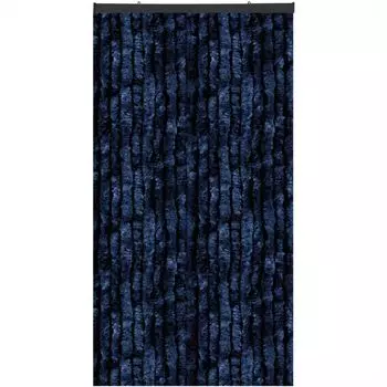 Прозрачные шторы из вуали с люверсами Прозрачные шторы Вуаль с люверсами Прозрачная занавеска для гостиной Воздушная декоративная штора для спальни Комплект из 2 шт. В 213 см x Ш 132 см Bestlivings, синий